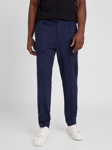 Coupe slim Pantalon à pince 'Bird' JOOP! en bleu : devant