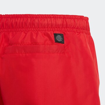 ADIDAS PERFORMANCE Board Shorts 'Logo Clx' in Red