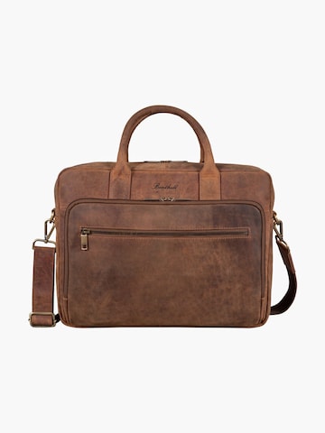 Benthill Briefcase in Brown: front