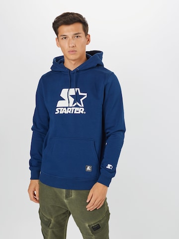 Starter Black Label Regular Sweatshirt in Blauw: voorkant