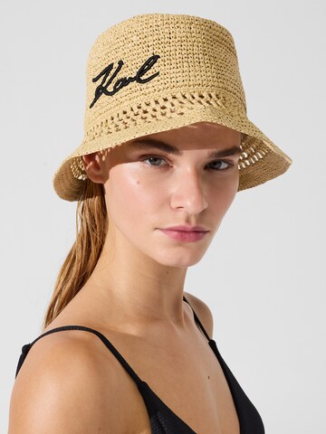 bēšs Karl Lagerfeld Hūte