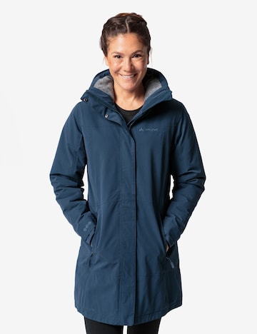 VAUDE Outdoorjas 'Skomer' in Blauw: voorkant