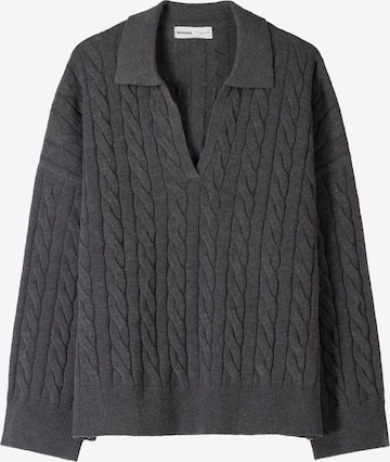 Bershka Pullover in Grau: Vorderseite