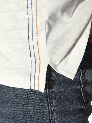 T-Shirt ' Tuppe ' Jan Vanderstorm en blanc