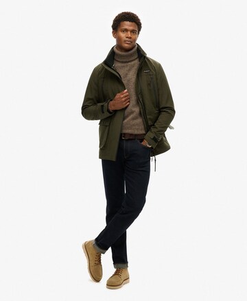 Veste mi-saison Superdry en vert