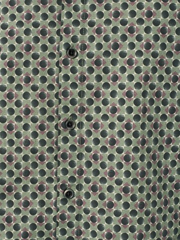 No Excess Regular fit Button Up Shirt in Green