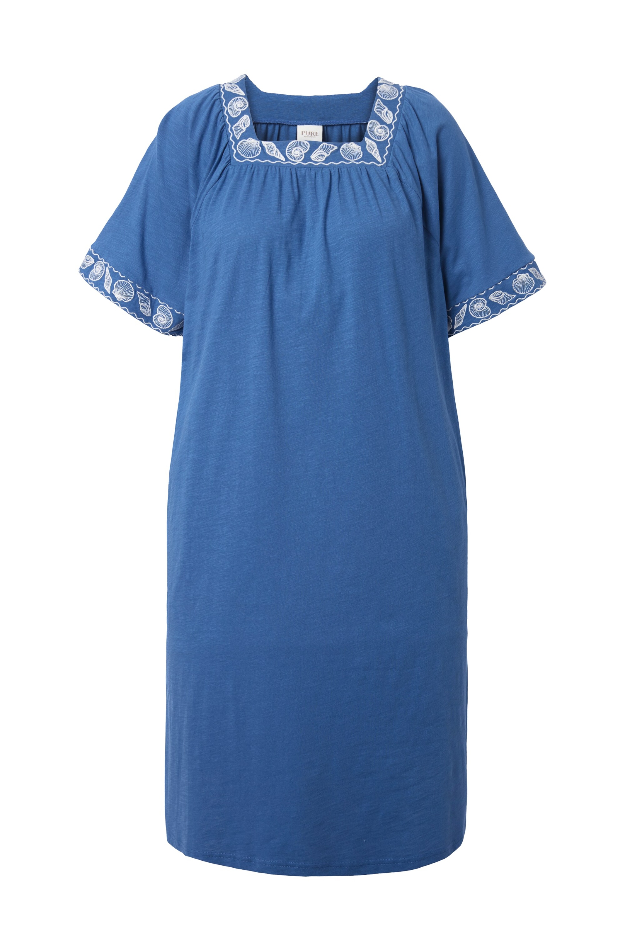 Ulla Popken Kleid in Blau: Vorderseite