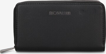 Portamonete 'Portafoglio donna con zip B Cavalli poliuretano compatto' di B. Cavalli in nero: frontale