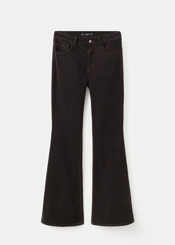 MANGO Flared Jeans 'Violetav' in Brown