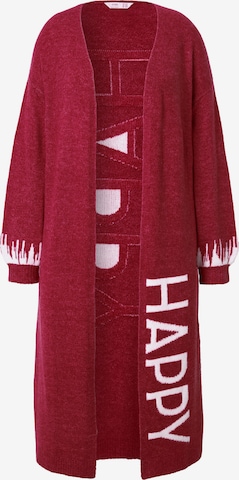 Angel of Style Knit cardigan in Red: front