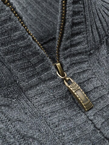 Youthup Knit Cardigan in Grey