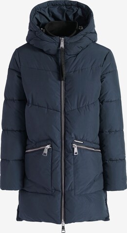 khujo Zimní kabát 'Bine' – modrá: přední strana
