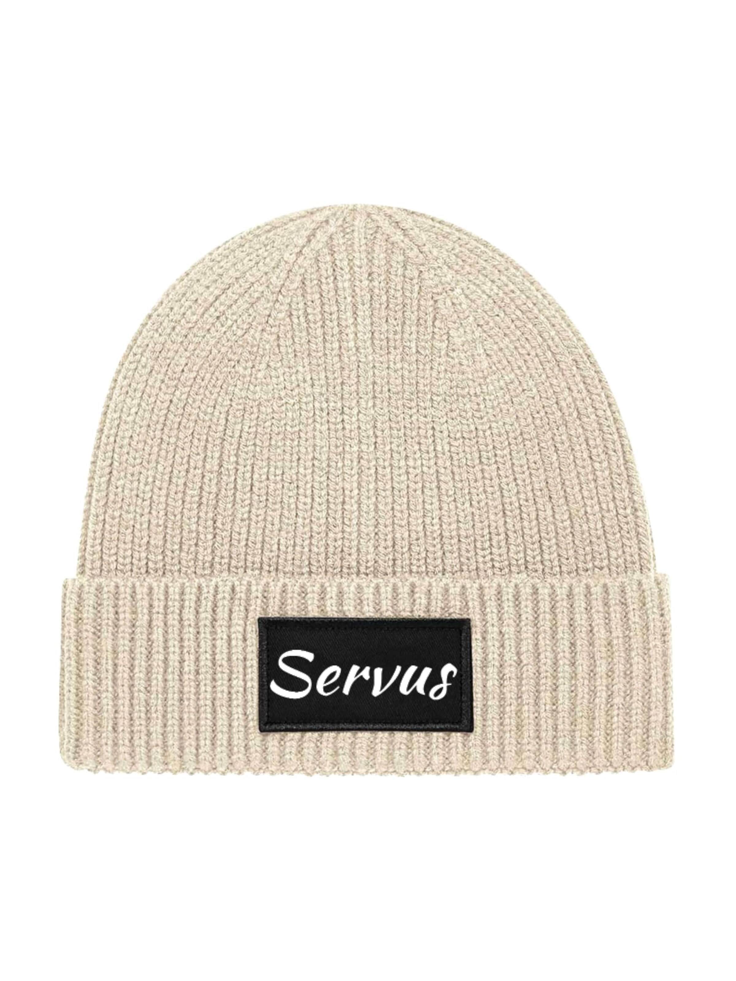 Youth Designz Beanie 'Servus' in Beige: front