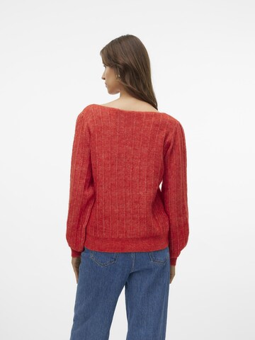 VERO MODA Sweater 'KAMILLE' in Red