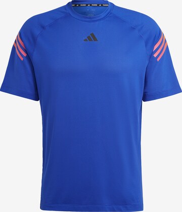 ADIDAS PERFORMANCE Functioneel shirt 'Train Icons' in Blauw: voorkant