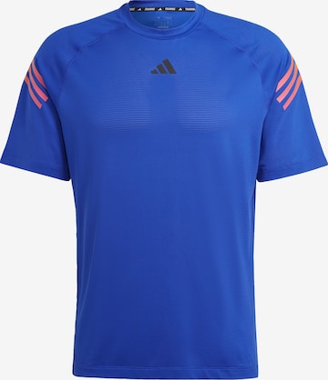 T-Shirt fonctionnel 'Train Icons' ADIDAS PERFORMANCE en bleu : devant