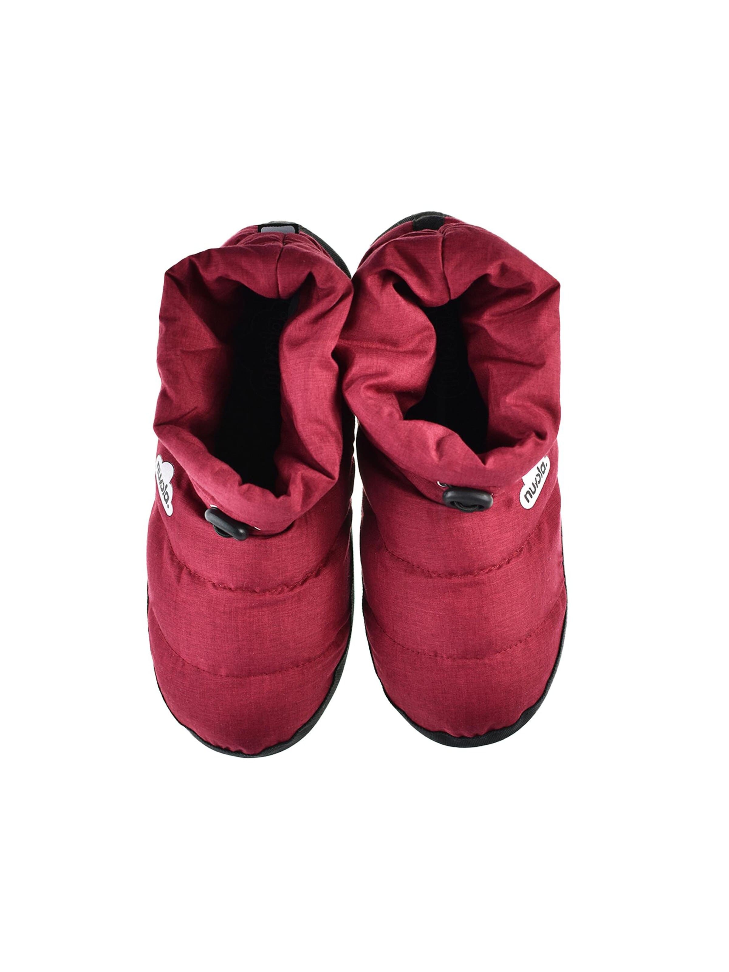 Nuvola. Slippers 'Boot Home Marbled' in Red