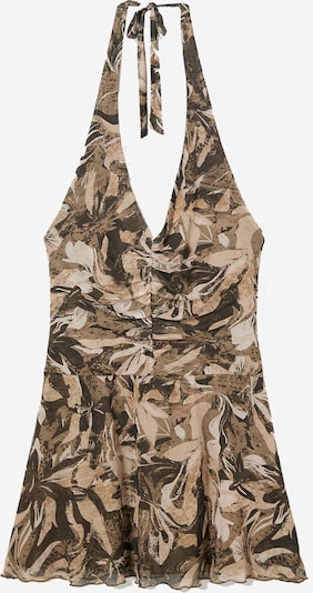 Bershka Ljetna haljina u bež / boja pijeska / smeđa / kaki, Pregled proizvoda