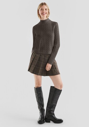 QS Pullover in Braun