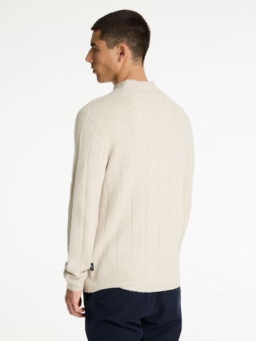 Pull-over 'Track Mock' CHASIN' en beige