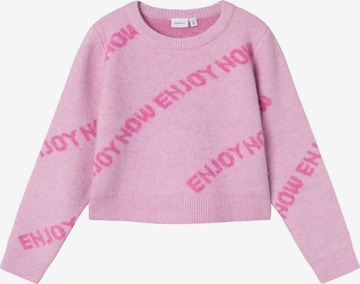 NAME IT Sweater in Purple: front