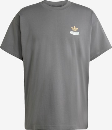 ADIDAS ORIGINALS - Camisa em cinzento: frente