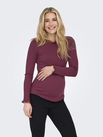 Only Maternity - Camiseta 'OLMLeslie' en rojo: frente