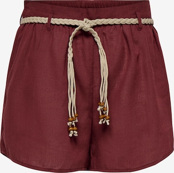 JDY Trousers in Red: front