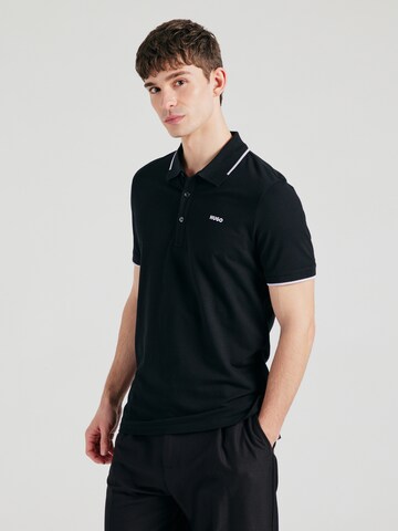 HUGO Shirt 'Dinoso222' in Black: front
