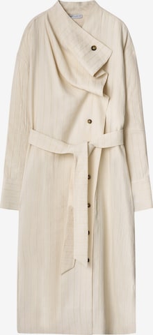 Cappotto estivo di Adolfo Dominguez in beige: frontale