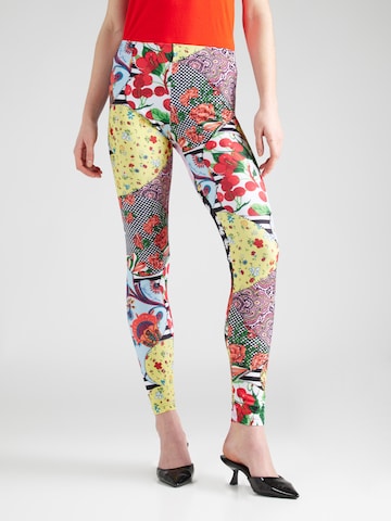 Moschino Jeans - Skinny Leggings em mistura de cores: frente