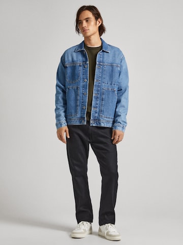 Pepe Jeans Between-Season Jacket 'Young Work' in Blue