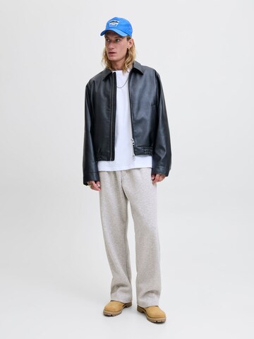 JACK & JONES Wide leg Broek in Grijs