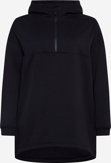 Urban Classics Curvy Sudadera 'Ladies Long Oversized Pull Over Hoody' en negro, Vista del producto