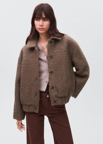 MANGO TEEN Between-Season Jacket in Brown: front