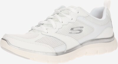 SKECHERS Sneaker 'Flex Appeal 4.0' in silber / weiß, Produktansicht