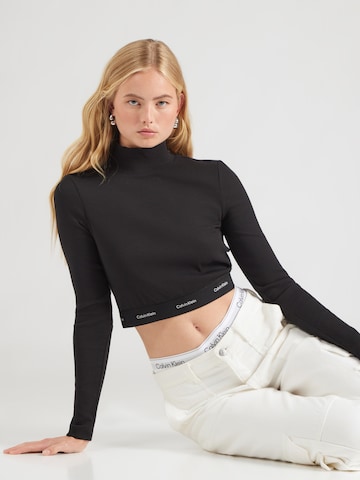 T-shirt Calvin Klein Jeans en noir : devant