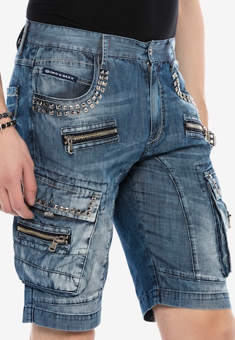 CIPO & BAXX Regular Jeans 'CASUAL ROCKER' in Blue