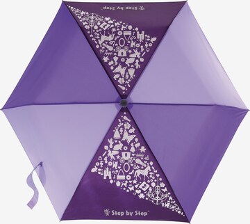 STEP BY STEP Umbrella in Purple: front