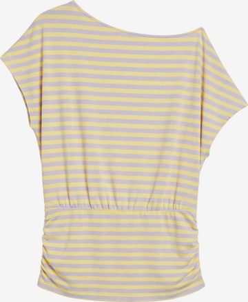 Pull&Bear T-shirt i gul: framsida