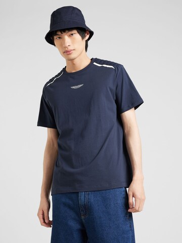 Hackett London - Camiseta en azul: frente