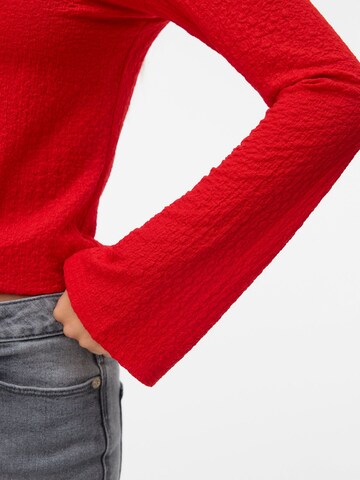 VERO MODA Shirt 'VMCille' in Red