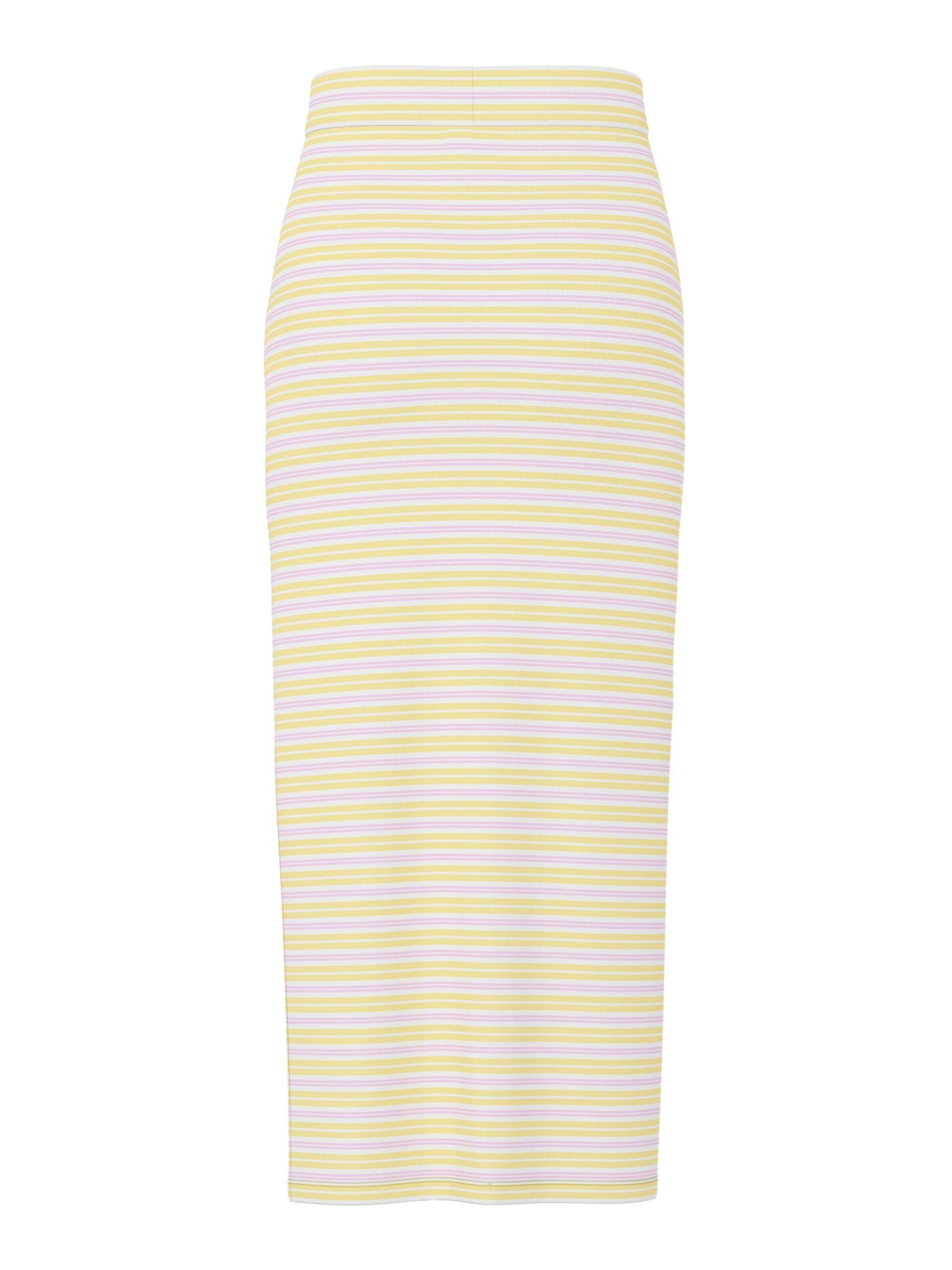 PIECES Nederdel 'PCJayjay' i gul