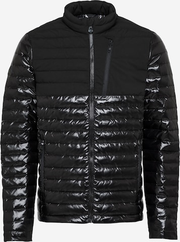 SuperdryRegular Fit Prijelazna jakna - crna boja: prednji dio