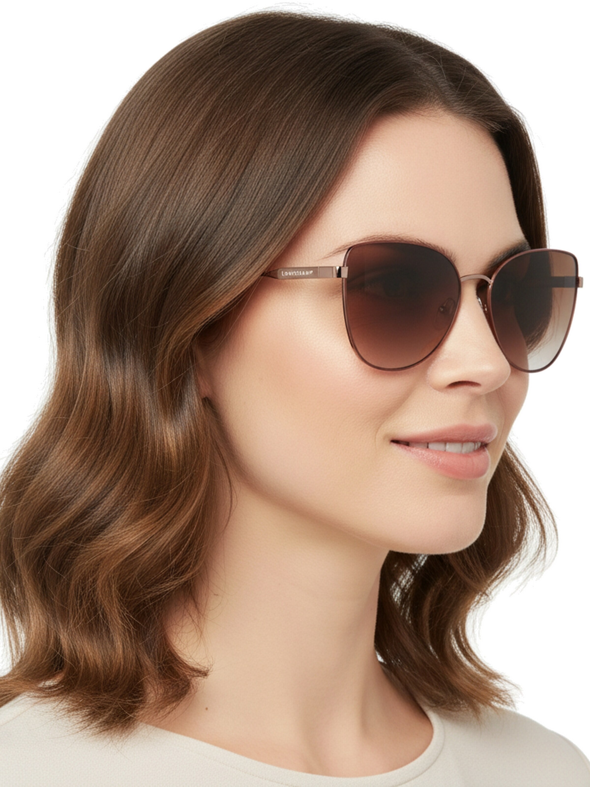 Longchamp - Gafas de sol en oro
