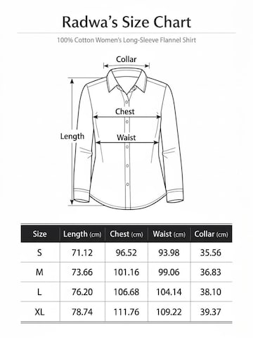 RadwaBluza 'Radwa Women’s Plaid Flannel' - siva boja