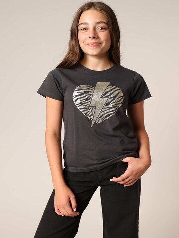 T-Shirt 'LOVERS' Deeluxe en gris : devant