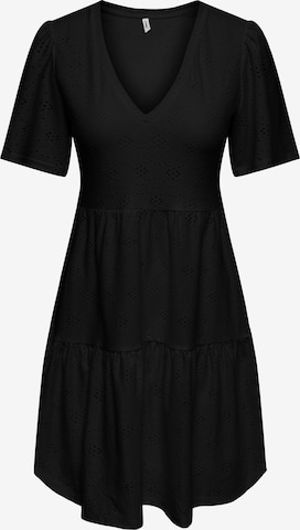 Robe 'ONLSMILLA' ONLY en noir : devant