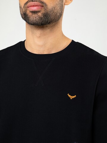 Threadbare Sweatshirt 'Satsuma' in Schwarz