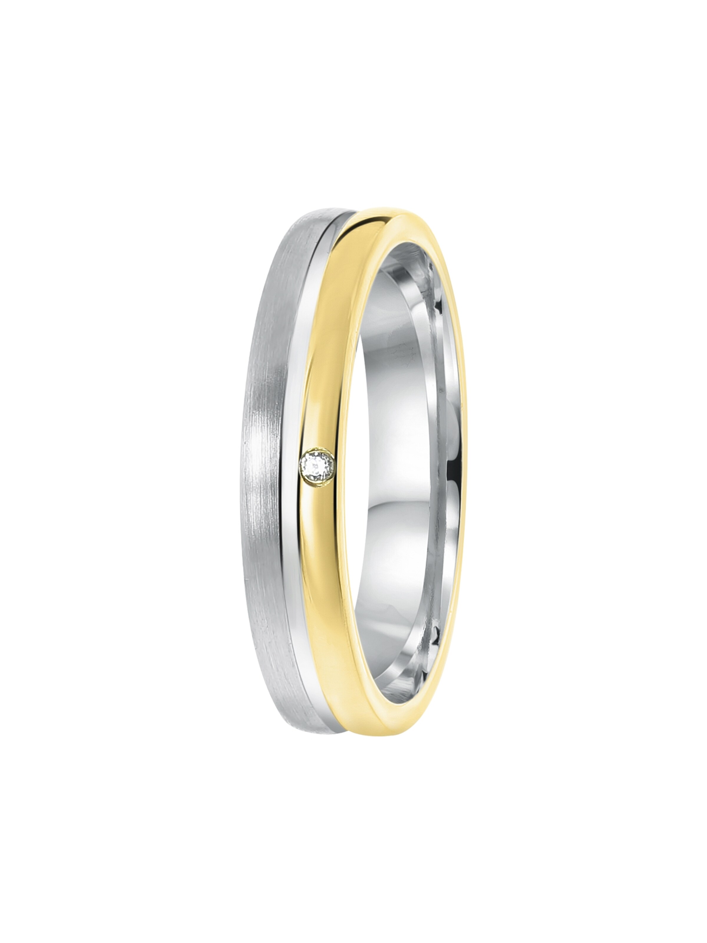 Lucardi Ring in Silber: Vorderseite